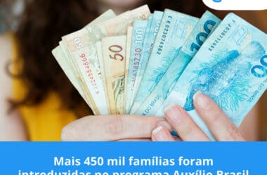 Mais 450 mil famílias foram introduzidas no programa Auxílio Brasil