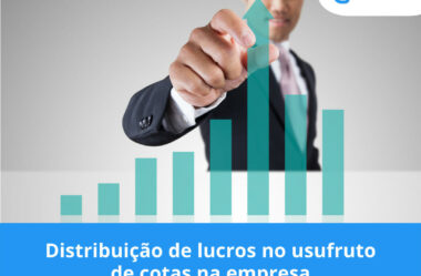 Distribuição de lucros no usufruto de cotas na empresa