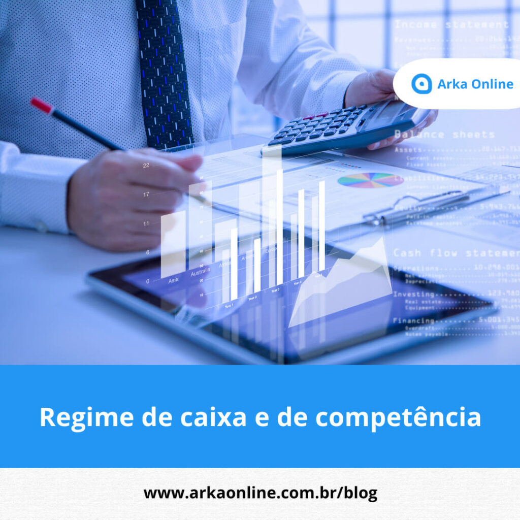 Regime de caixa e de competência